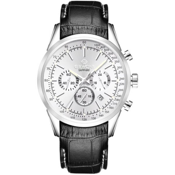 Giewont Chronograph Sapphire Silver Mens Watch GW7650-A1