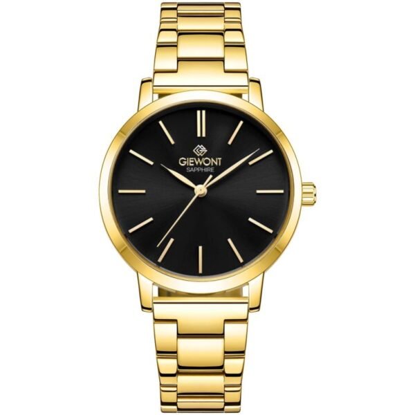 Giewont Sapphire Gold Black Womens Watch GW2360-B3