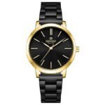 Giewont Sapphire Gold Black Womens Watch GW2360-B4