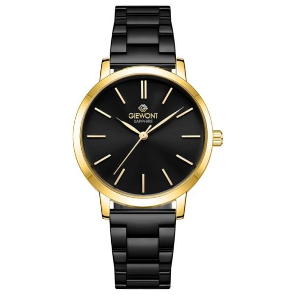Giewont Sapphire Gold Black Womens Watch GW2360-B4