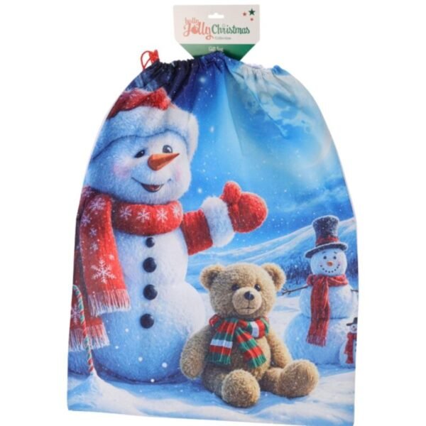 GIFT BAG 60x78CM SNOWMAN
