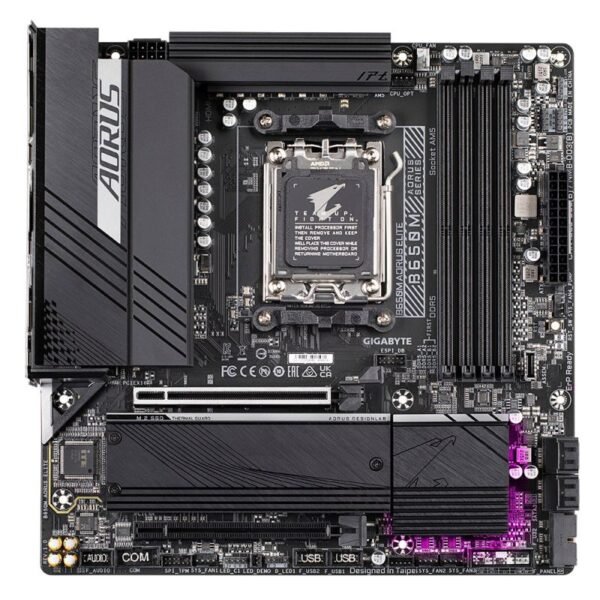Gigabyte B650M AORUS ELITE Motherboard (B650, AM5, mATX, DDR5)