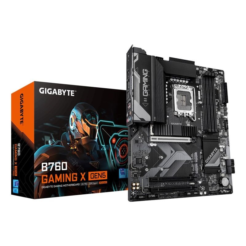 lupin-wear-ca-gigabyte-b760-gaming-x-gen5-motherboard-intel-b760-lga-1700-atx-2340123 GIGABYTE B760 GAMING X GEN5 motherboard Intel B760 LGA 1700 ATX - Image 1