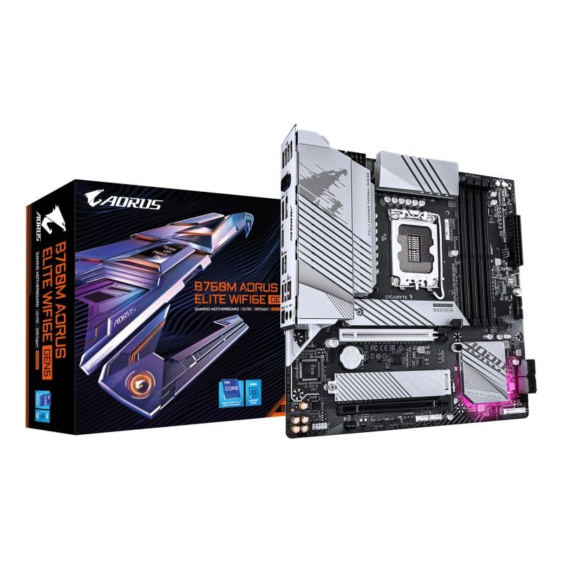 lupin-wear-ca-gigabyte-b760m-aorus-elite-wifi6e-gen5-intel-b760-lga-1700-micro-atx-2340145 GIGABYTE B760M AORUS ELITE WIFI6E GEN5 Intel B760 LGA 1700 micro ATX - Image 1