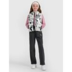 Girls down vest with synthetic filling 4F 4FJRAW25TVJAF320-11A - Image 7