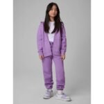 Girls loose sweatshirt with hood 4F 4FJRSS26TSWSF2715-51S - Image 3