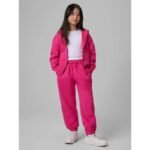 Girls loose sweatshirt with hood 4F 4FJRSS26TSWSF2715-54S - Image 3