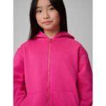 Girls loose sweatshirt with hood 4F 4FJRSS26TSWSF2715-54S - Image 4