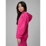 Girls loose sweatshirt with hood 4F 4FJRSS26TSWSF2715-54S - Image 5