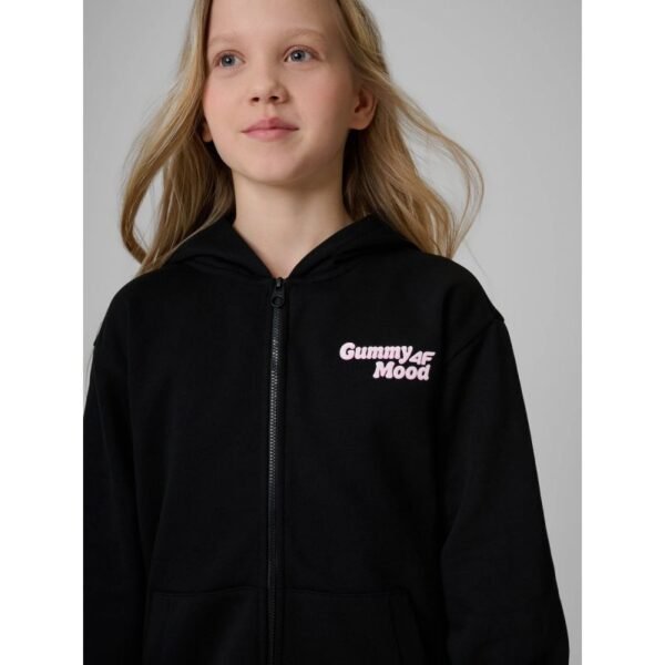Girls loose sweatshirt with hood 4F 4FJRSS26TSWSF2902-20S