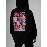 Girls loose sweatshirt with hood 4F 4FJRSS26TSWSF2902-20S - Image 4