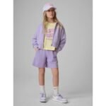 Girls loose sweatshirt with hood 4F 4FJRSS26TSWSF2936-52S - Image 3