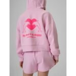 Girls loose sweatshirt with hood 4F 4FJRSS26TSWSF2936-56S - Image 2