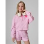 Girls loose sweatshirt with hood 4F 4FJRSS26TSWSF2936-56S
