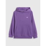 Girls loose sweatshirt with hood 4F 4FJRSS26TSWSF3040-50S - Image 7