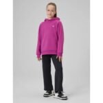 Girls loose sweatshirt with hood 4F 4FJRSS26TSWSF3040-53S - Image 3