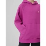 Girls loose sweatshirt with hood 4F 4FJRSS26TSWSF3040-53S - Image 4