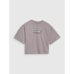 Girls oversize printed crop top 4F 4FJRSS25TTSHF2587-83S - Image 5