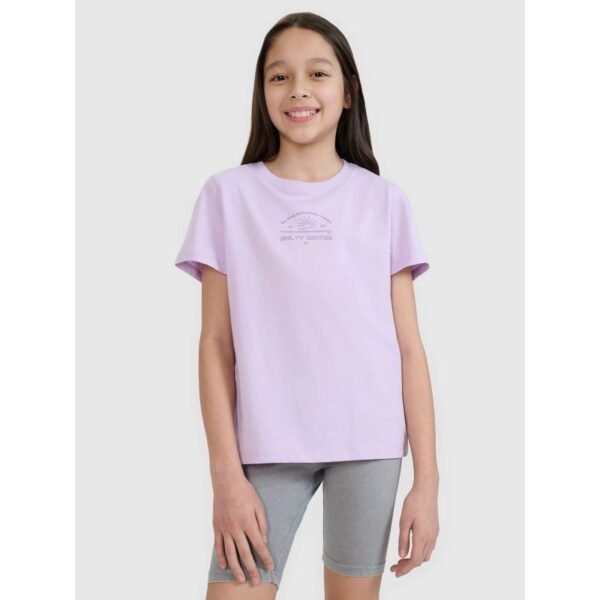 Girls regular printed T-shirt 4F 4FJWSS25TTSHF1871-52S