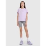 Girls regular printed T-shirt 4F 4FJWSS25TTSHF1871-52S - Image 4