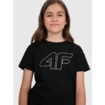 Girls regular printed T-shirt 4F 4FJWSS25TTSHF2176-20S - Image 3
