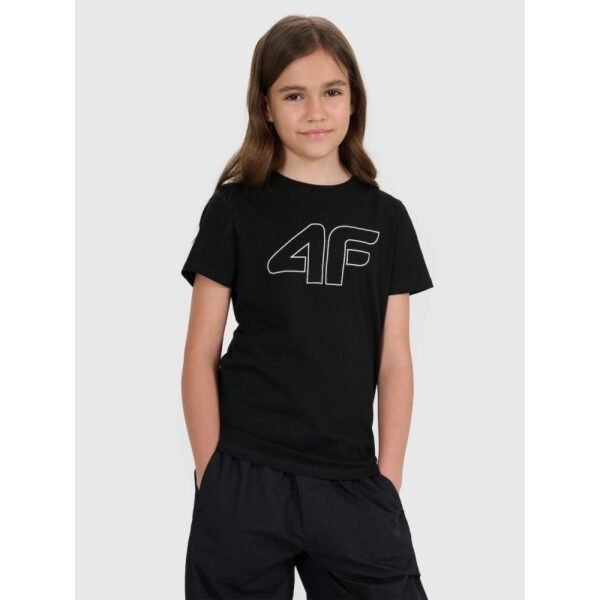 Girls regular printed T-shirt 4F 4FJWSS25TTSHF2176-20S