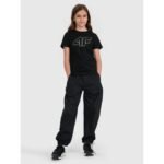 Girls regular printed T-shirt 4F 4FJWSS25TTSHF2176-20S - Image 4