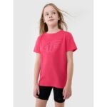 Girls regular printed T-shirt 4F 4FJWSS25TTSHF2176-55S