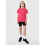 Girls regular printed T-shirt 4F 4FJWSS25TTSHF2176-55S - Image 4