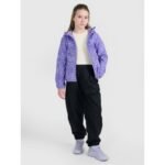Girls softshell jacket, windproof membrane 5000, 4F 4FJRAW25TSOFF507-90A - Image 2