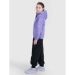 Girls softshell jacket, windproof membrane 5000, 4F 4FJRAW25TSOFF507-90A - Image 4