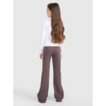 Girls sweatpants with flared legs 4F 4FJRAW25TTROF1599-51S - Image 7