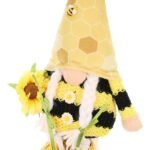 gnome bee 25cm in sneakers spring decoration - Image 6