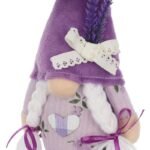 gnome lavender girl 20cm spring decoration - Image 4