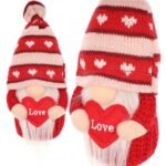 Gnome with a Love Heart 19cm Valentines Day Decoration