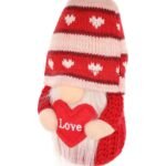 Gnome with a Love Heart 19cm Valentines Day Decoration - Image 4