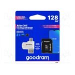 GoodRam All in one M1A4-1280R12 Memory Card with Adapter and Card Reader (128GB; Class 10; Adapter, MicroSDHC Card Reader, Memory Card) - Image 2