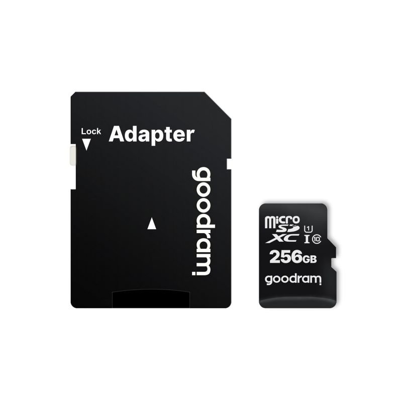 lupin-wear-ca-goodram-microsdxc-256gb-class-10-uhs-i-adapter-2328201 GOODRAM microSDXC 256GB class 10 UHS I + adapter - Image 1