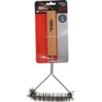 GRATE CLEANING BRUSH 30x14CM WITH WOODEN HANDLE - Image 3
