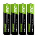 GREEN CELL BATTERIES 4X AAA R3 800MAH - Image 2