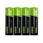 GREEN CELL BATTERIES STICKS 4X AA R6 2600MAH - Image 2