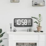 GREENBLUE LCD WALL CLOCK WITH TEMPERATURE SENSOR GB214 - Image 7