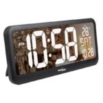 GREENBLUE LCD WALL CLOCK WITH TEMPERATURE SENSOR GB214 - Image 8