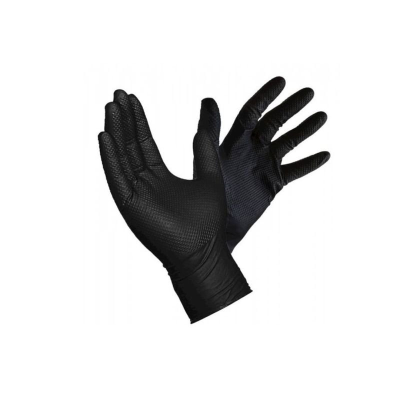 lupin-wear-ca-grizzly-nitrile-gloves-black-l-50-pcs-2629733 GRIZZLY nitrile gloves black L 50 pcs - Image 1