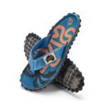 Gumbies unisex flip-flops ISLANDER FLIP-FLOP BLUE PALMETTO - Image 3
