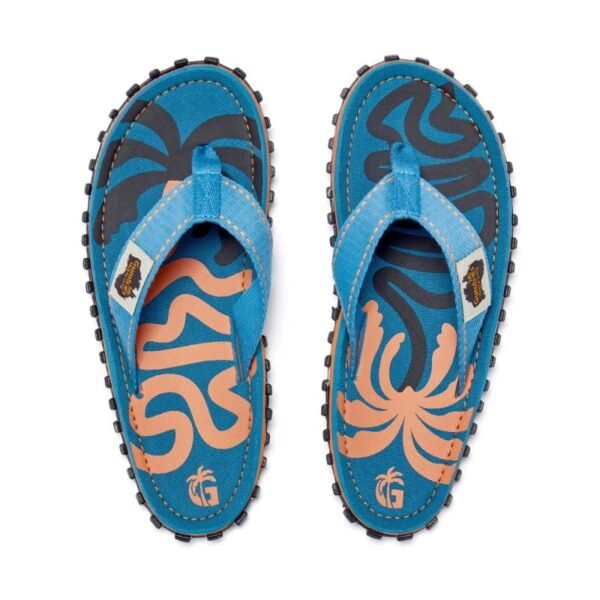 Gumbies unisex flip-flops ISLANDER FLIP-FLOP BLUE PALMETTO