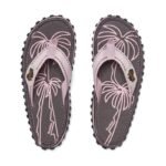 Gumbies unisex flip-flops ISLANDER FLIP-FLOP PALM LEAF PINK