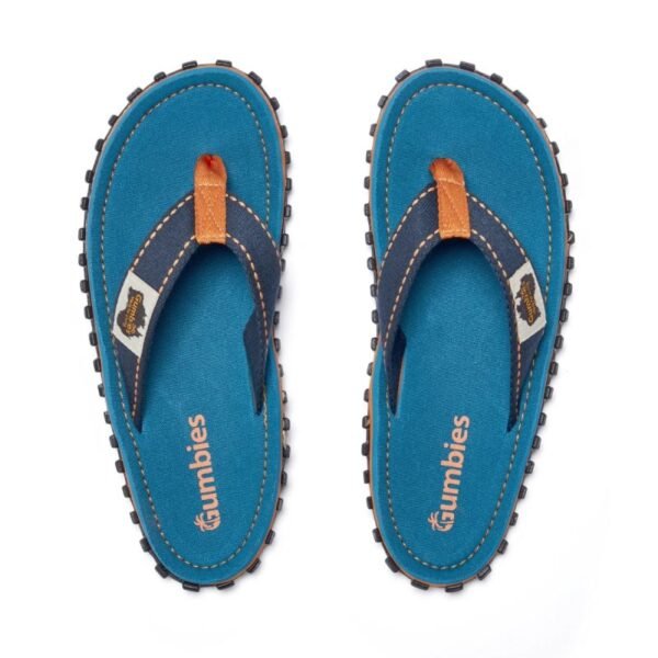 Gumbies unisex flip-flops ISLANDER FLIP-FLOP TRICOLOR BLUE