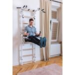 GYMNASTIC LADDER ADJUSTABLE BAR AND HANDLE BENCHK 732W - Image 2