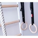 GYMNASTIC LADDER HANDLE BAR CHILDRENS ACCESSORIES WHITE MAT BENCHK 413 - Image 5